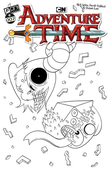 ADVENTURE TIME 2025 #7 CVR F INC 1:50 NICK WINN B&W VAR