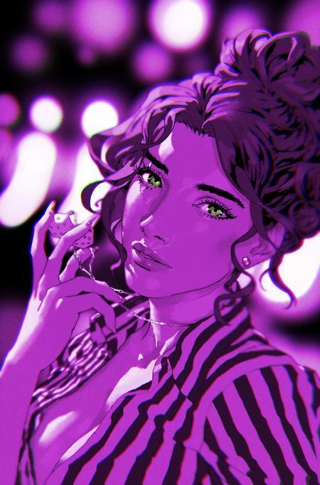 CHEETAH AND CHESHIRE ROB THE JUSTICE LEAGUE #4 CVR B GERALD PAREL CARD STOCK VAR (OF 6)