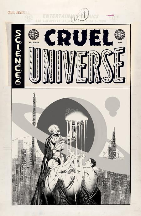 EC CRUEL UNIVERSE 2 #4 CVR D INC 1:20 NAOMI FRANQ B&W ARTIST EDITION VAR (OF 12)
