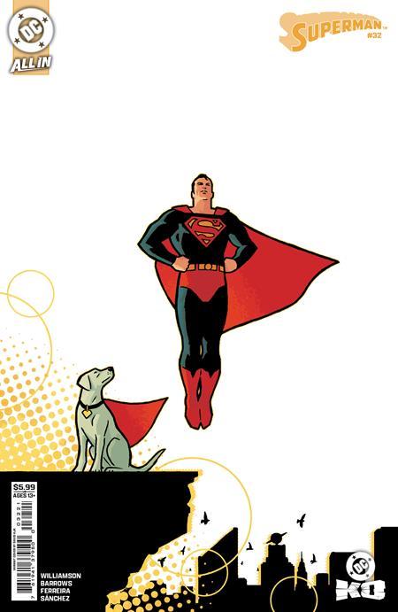 SUPERMAN #32 CVR B DAVID AJA CARD STOCK VAR DC K.O.