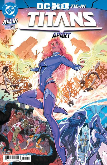 TITANS #29 CVR A PETE WOODS DC K.O.