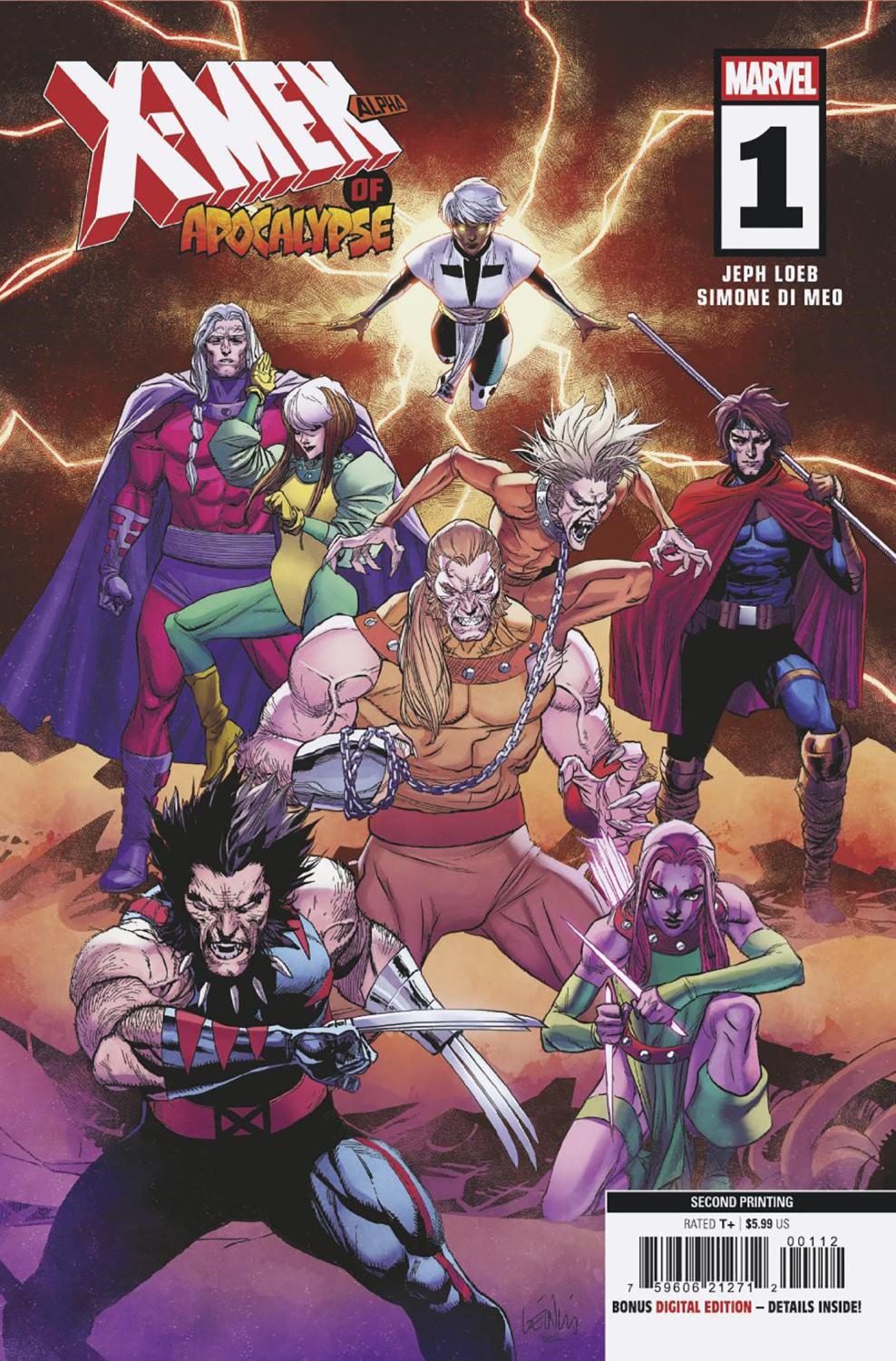 X-MEN OF APOCALYPSE ALPHA #1 LEINIL YU 2ND PRINTING VAR CVR A