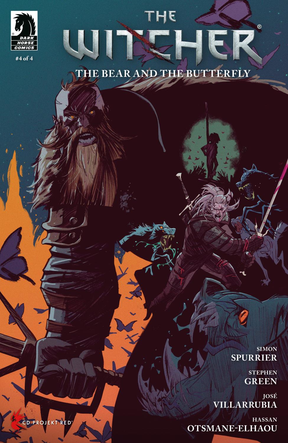 THE WITCHER THE BEAR AND THE BUTTERFLY #4 CVR A STEPHEN GREEN