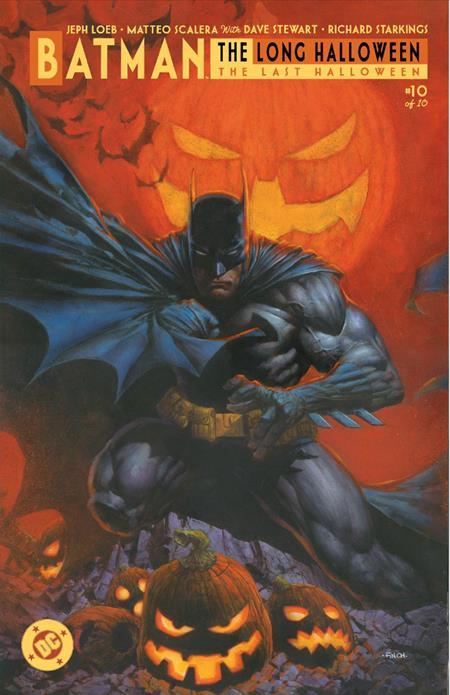 BATMAN THE LONG HALLOWEEN THE LAST HALLOWEEN #10 CVR D DAVID FINCH CARD STOCK VAR OF 10