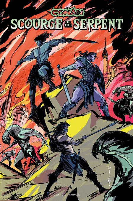 CONAN THE BARBARIAN SCOURGE OF THE SERPENT #2 CVR E ERYK DONONVAN VAR OF 4