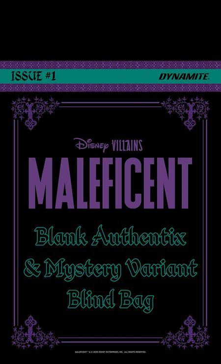 DISNEY VILLAINS MALEFICENT #1 CVR K BLIND BAG VAR LIMITED TO 5000 COPIES ALLOCATIONS MAY OCCUR