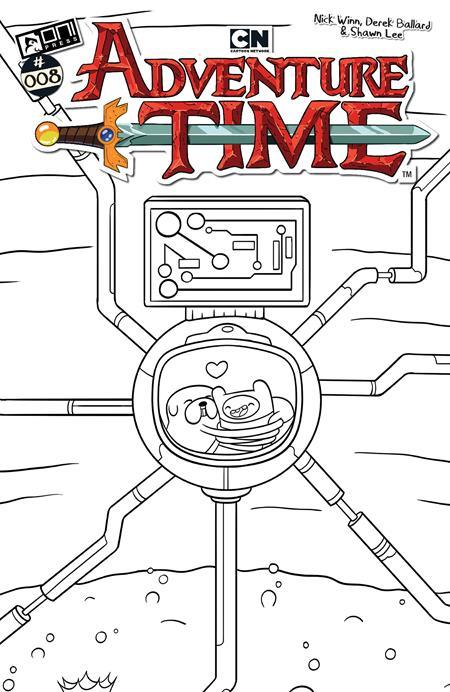 ADVENTURE TIME 2025 #8 CVR F INC 1:50 NICK WINN B&W VAR