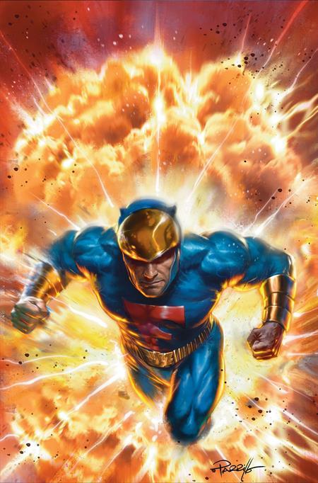 BLUE FALCON & DYNOMUTT #4 CVR E LUCIO PARRILLO METAL VIRGIN VAR