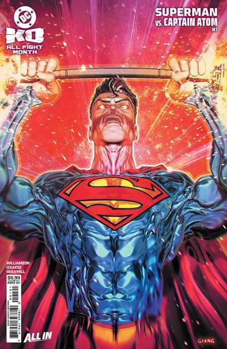 DC K.O. SUPERMAN VS CAPTAIN ATOM #1 ONE SHOT CVR B JOHN GIANG CARD STOCK VAR
