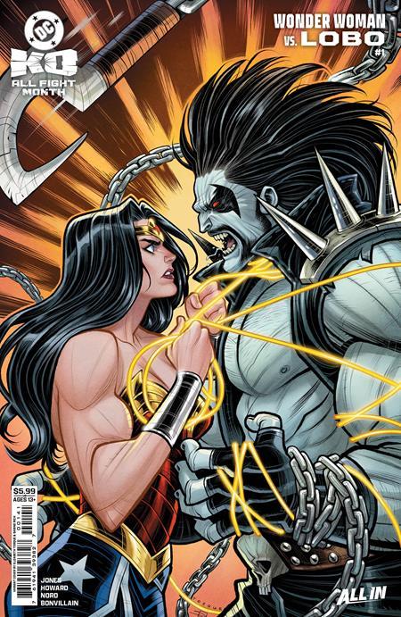 DC K.O. WONDER WOMAN VS LOBO #1 ONE SHOT CVR D ELIZABETH TORQUE CARD STOCK VAR