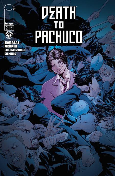 DEATH TO PACHUCO #3 CVR B TONY PARKER & LEE LOUGHRIDGE VAR (OF 5)