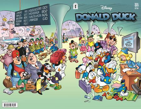 DONALD DUCK LEGACY #389 THE GOLDEN PINEAPPLE CVR D INC 1:10 DAAN JIPPES ULRICH SCHROEDER WRAPAROUND VAR