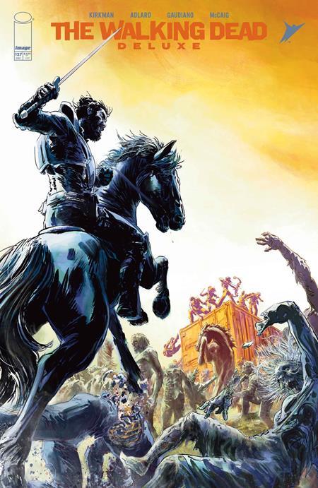 WALKING DEAD DELUXE #127 CVR C STEFFANO GAUDIANO CONNECTING VAR