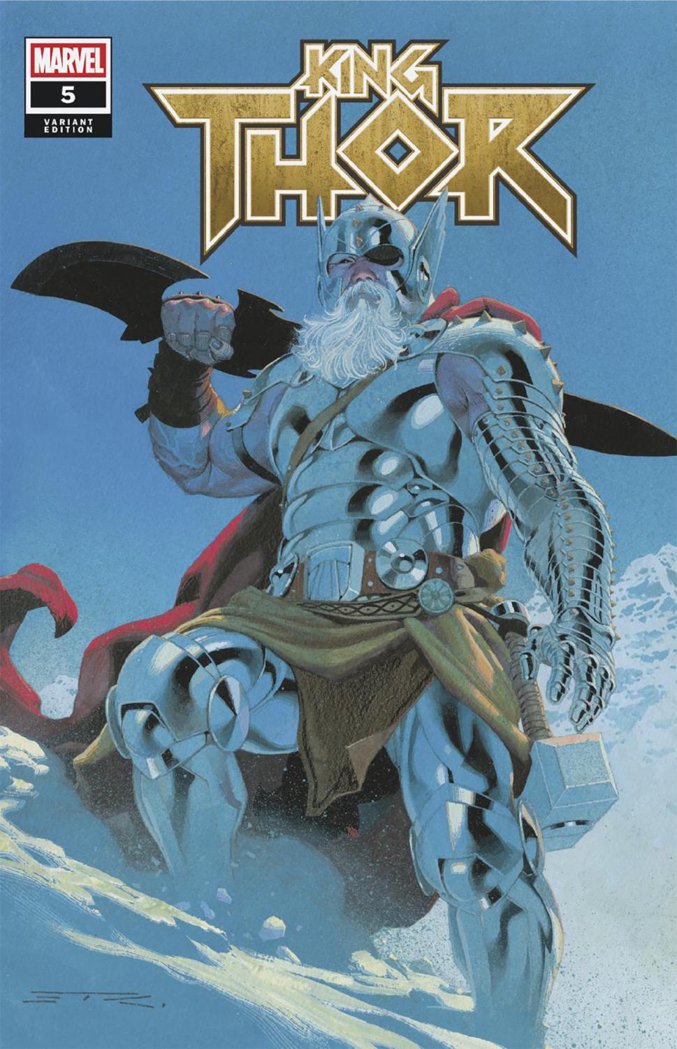 BATTLEWORLD #4 ESAD RIBIC KING THOR VAR CVR D