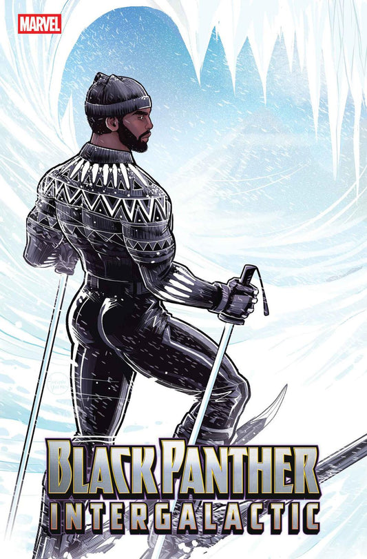 BLACK PANTHER INTERGALACTIC #1 LUCIANO VECCHIO WINTER BREAK VAR CVR B
