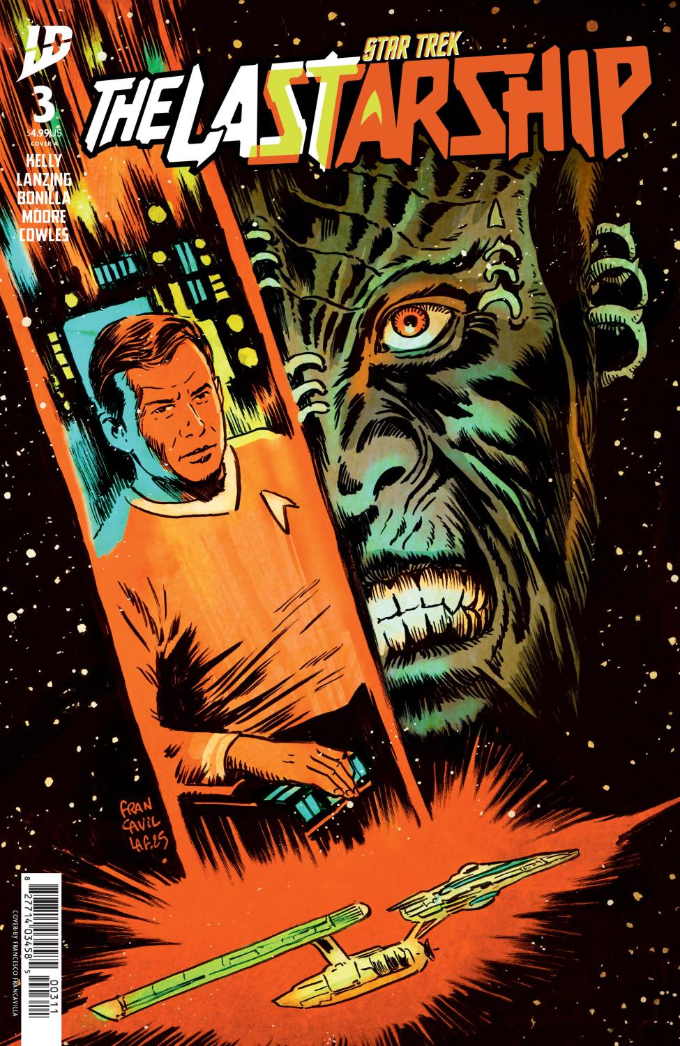 STAR TREK THE LAST STARSHIP #3 COVER A FRANCAVILLA CVR A
