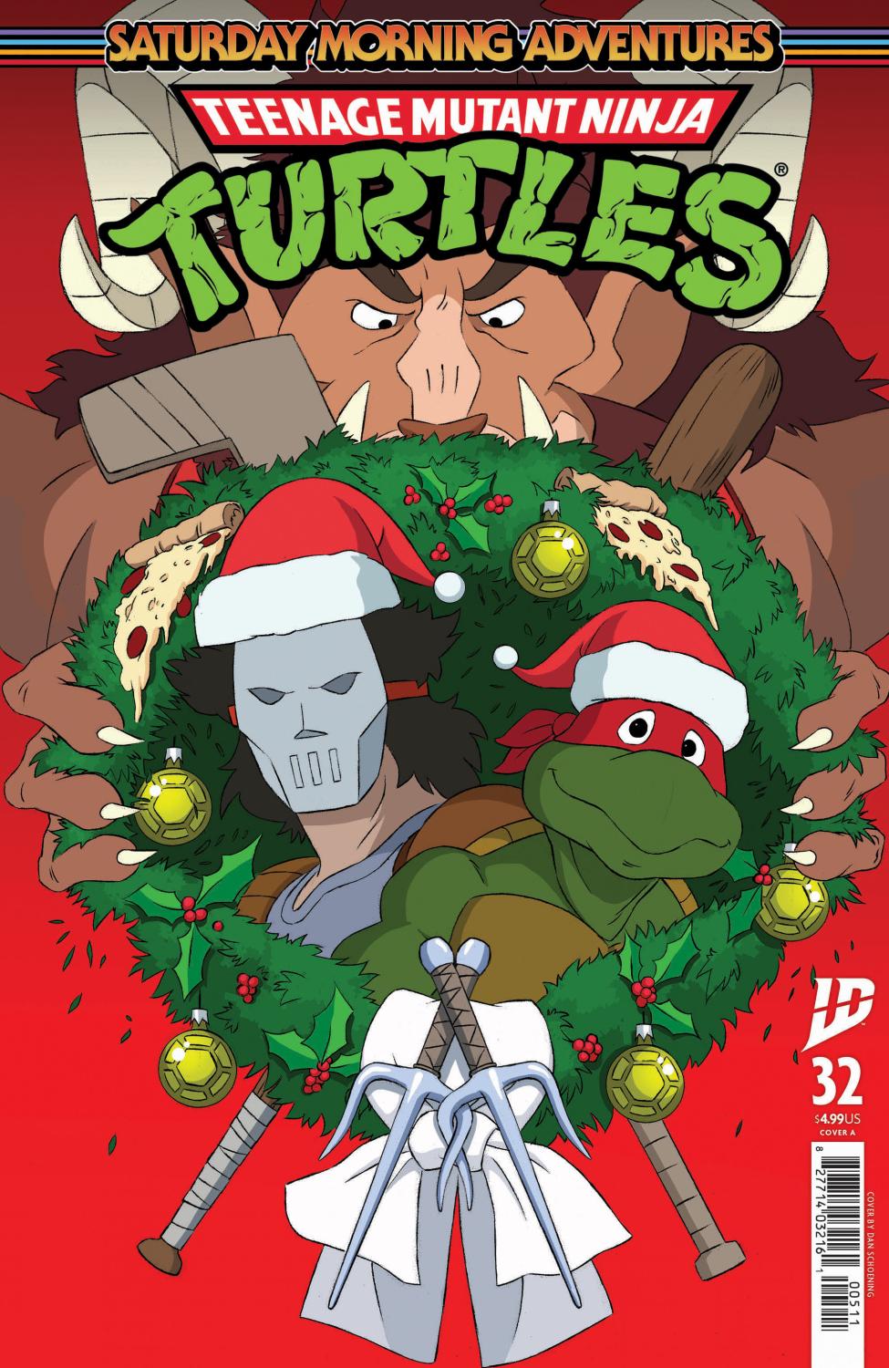 TEENAGE MUTANT NINJA TURTLES SATURDAY MORNING ADVENTURES #32 COVER A SCHOENING CVR A