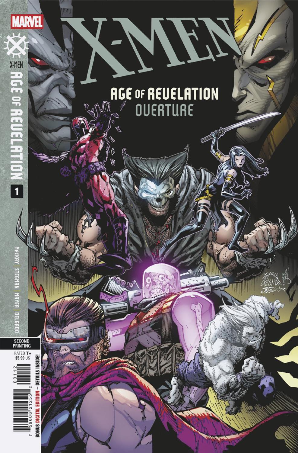 X-MEN AGE OF REVELATION OVERTURE #1 RYAN STEGMAN 2ND PRINTING CVR AOR CVR A