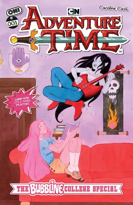 ADVENTURE TIME 2025 THE BUBBLINE COLLEGE SPECIAL # 1 ONE SHOT 3RD PTG ALLOCATIONS MAY OCCUR CVR A
