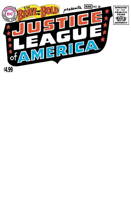 BRAVE AND THE BOLD #28 FACSIMILE EDITION CVR C BLANK CARD STOCK VAR 2026 EDITION