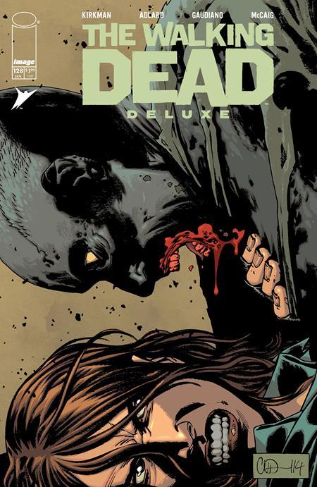 WALKING DEAD DELUXE #128 CVR B CHARLIE ADLARD AND DAVE MCCAIG VAR