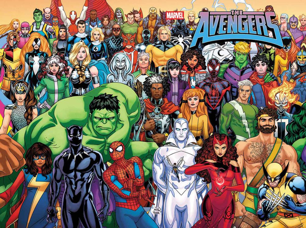 AVENGERS #34 WRAPAROUND COVER CVR A