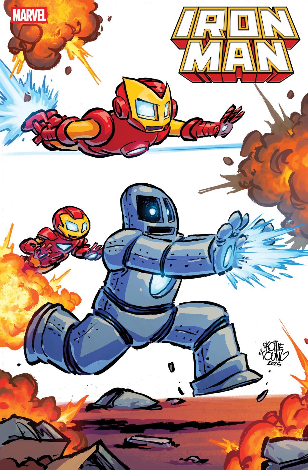 IRON MAN #1 SKOTTIE YOUNG 4-PART CONNECTING VAR CVR C