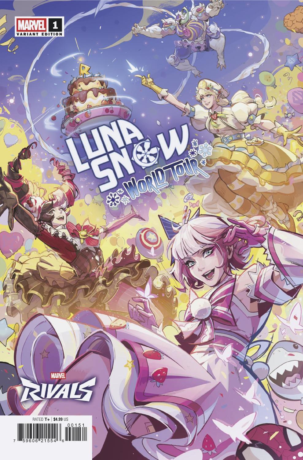 LUNA SNOW WORLD TOUR #1 NETEASE GAMES MARVEL RIVALS VAR CVR E