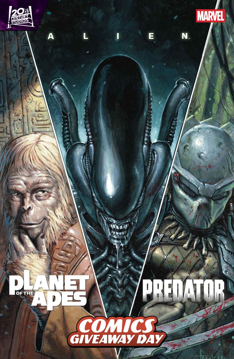 ALIEN PREDATOR AND PLANET OF THE APES #1 CGD 2026 BUNDLE OF 20