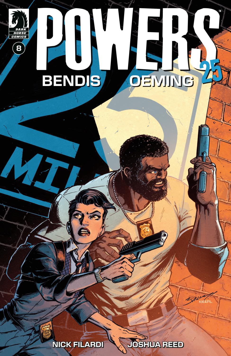 POWERS 25 #8 CVR B MARK BAGLEY