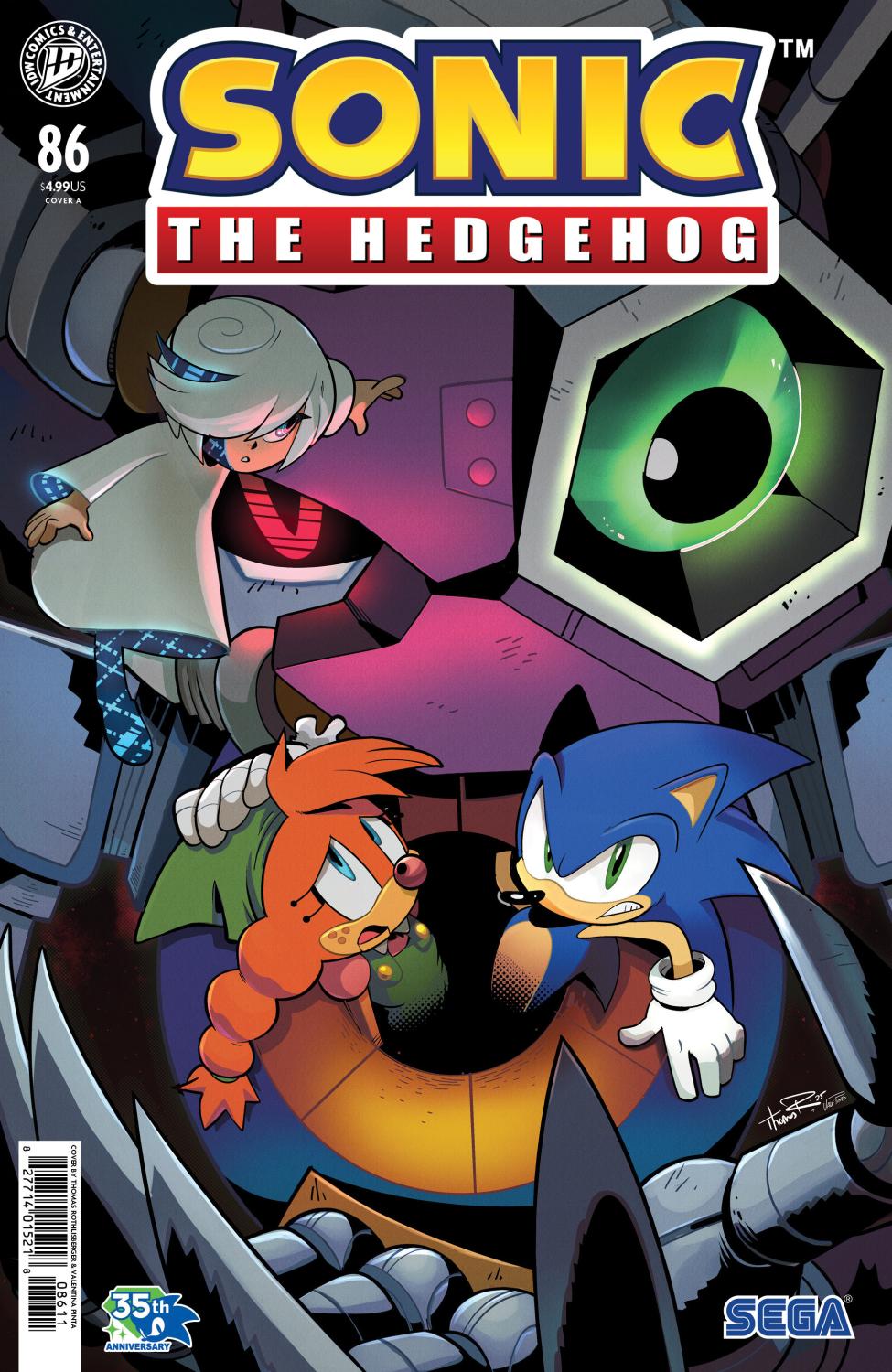 SONIC THE HEDGEHOG #86 COVER A ROTHLISBERGER CVR A