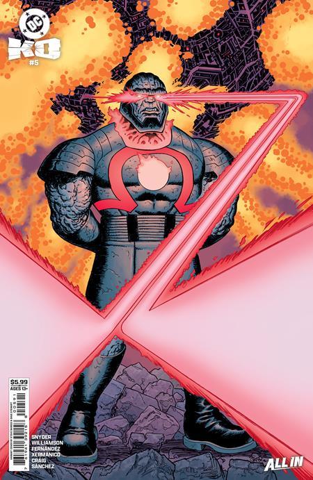 DC K.O. #5 CVR H STEVE SKROCE DARKSEID CARD STOCK VAR (OF 5)
