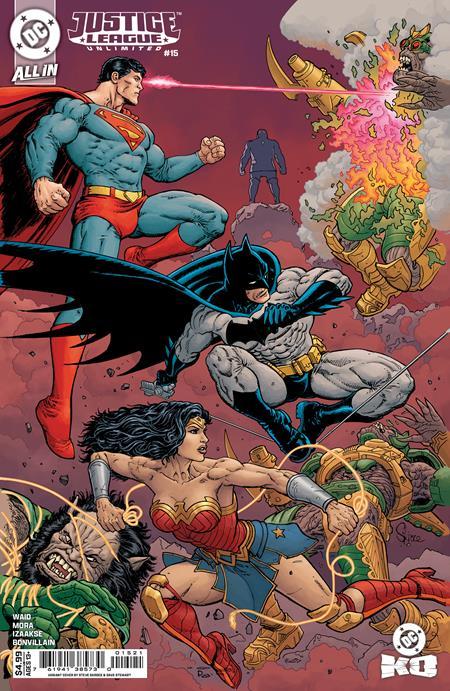 JUSTICE LEAGUE UNLIMITED #15 CVR B STEVE SKROCE CARD STOCK VAR DC KO