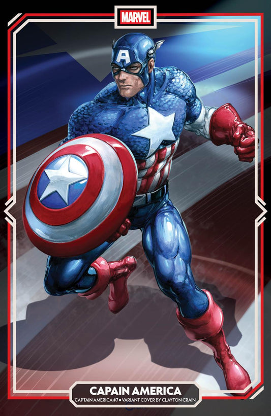 CAPTAIN AMERICA #7 CLAYTON CRAIN VAR CVR C