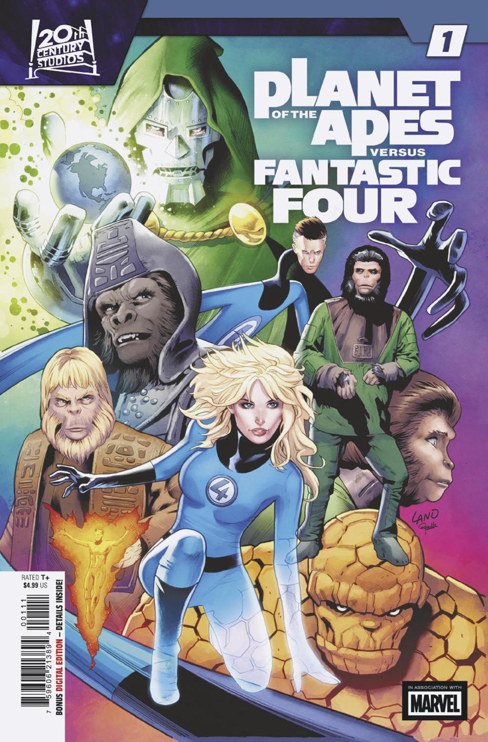 PLANET OF THE APES VS FANTASTIC FOUR #1 CVR A