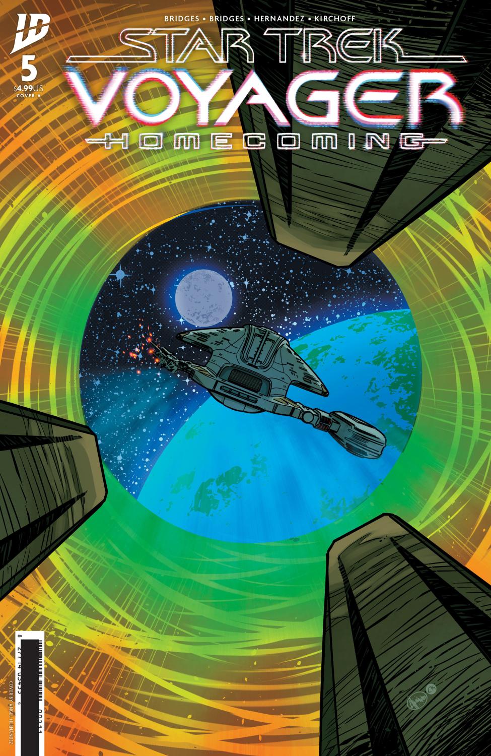 STAR TREK VOYAGER--HOMECOMING #5 COVER A HERNANDEZ CVR A