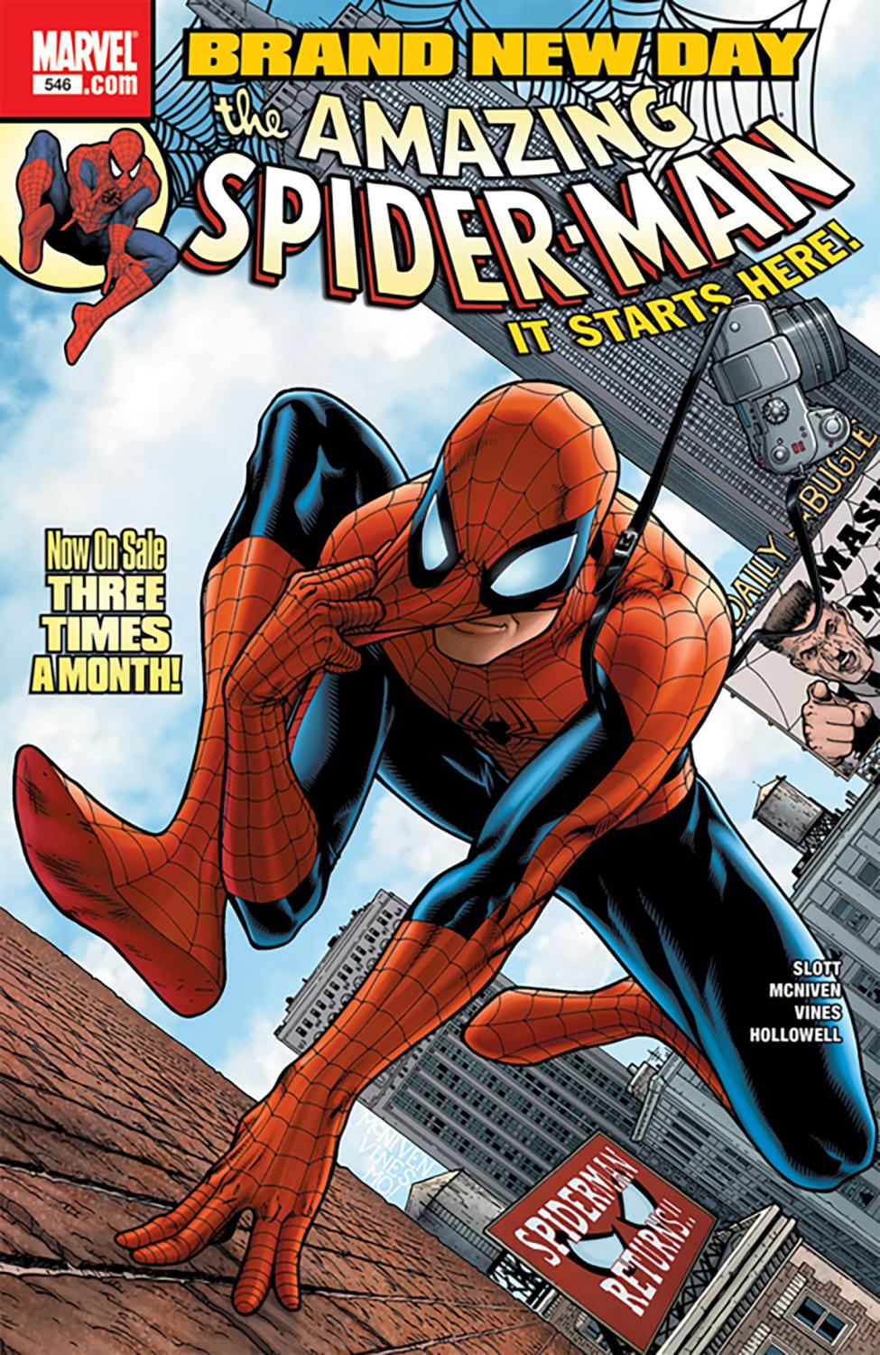 AMAZING SPIDER-MAN #546 FACSIMILE EDITION POSTER
