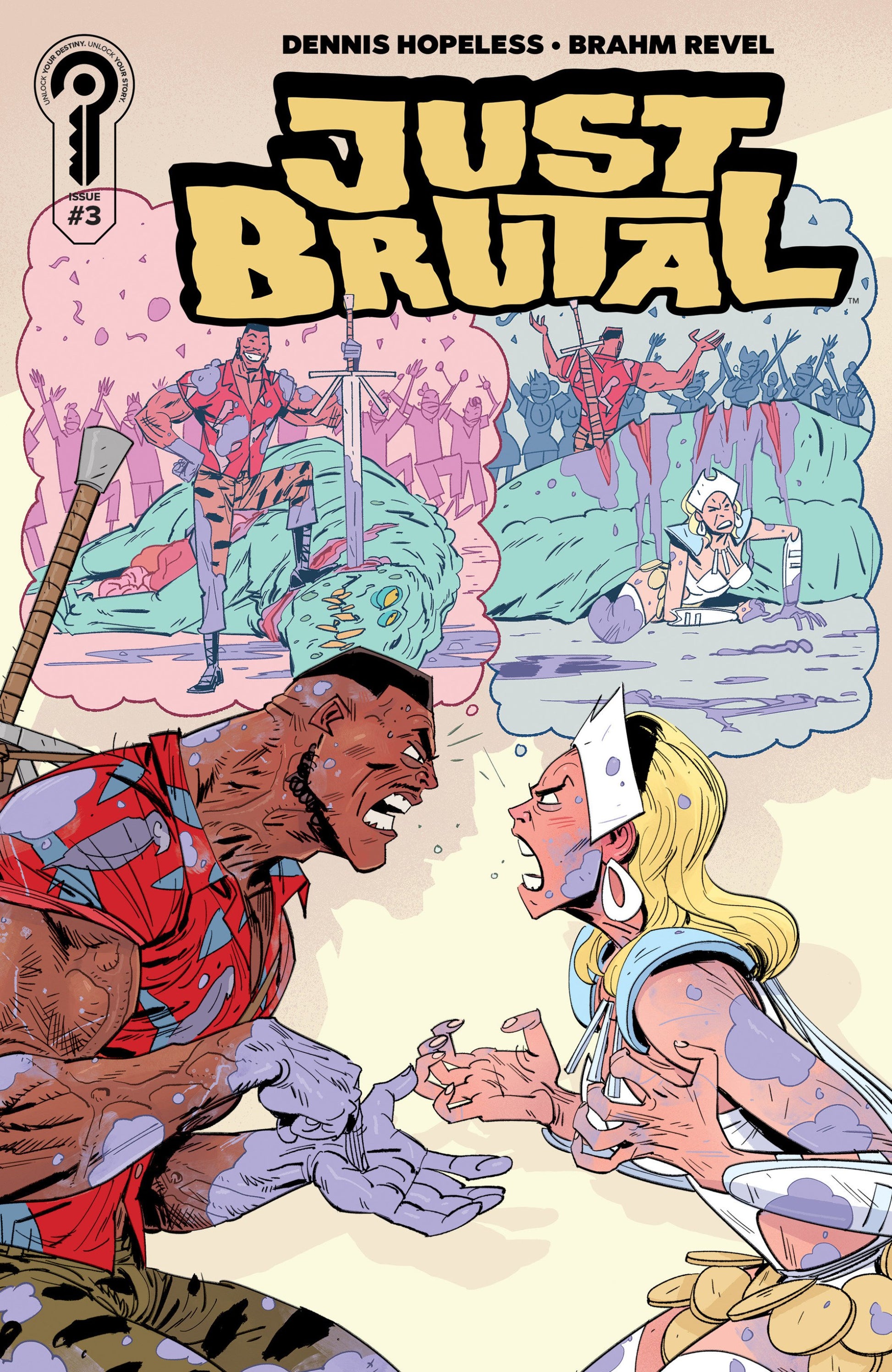 JUST BRUTAL #3 COVER A BRAHM REVEL CVR A