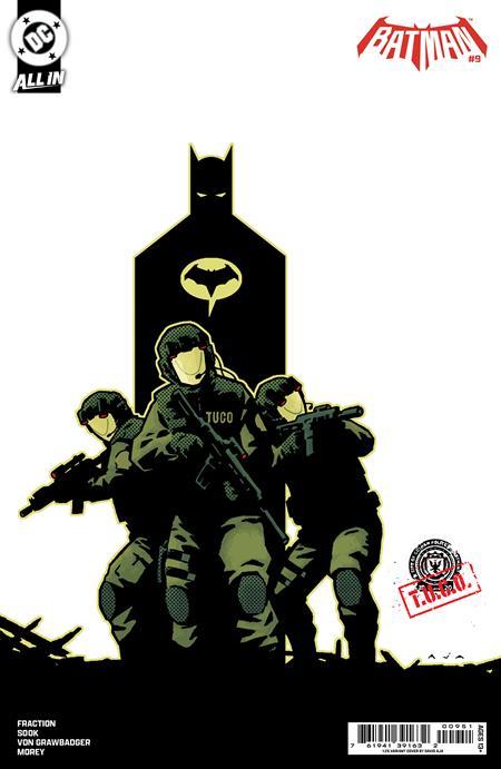 BATMAN #9 CVR H INC 1:25 DAVID AJA CARD STOCK VAR 1:25 INCV