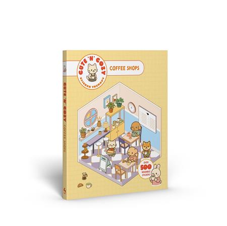 CUTE N COZY STICKER THERAPY TP COFFEE SHOPS
