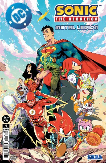 DC X SONIC THE HEDGEHOG THE METAL LEGION #1 CVR A PABLO M COLLAR OF 5