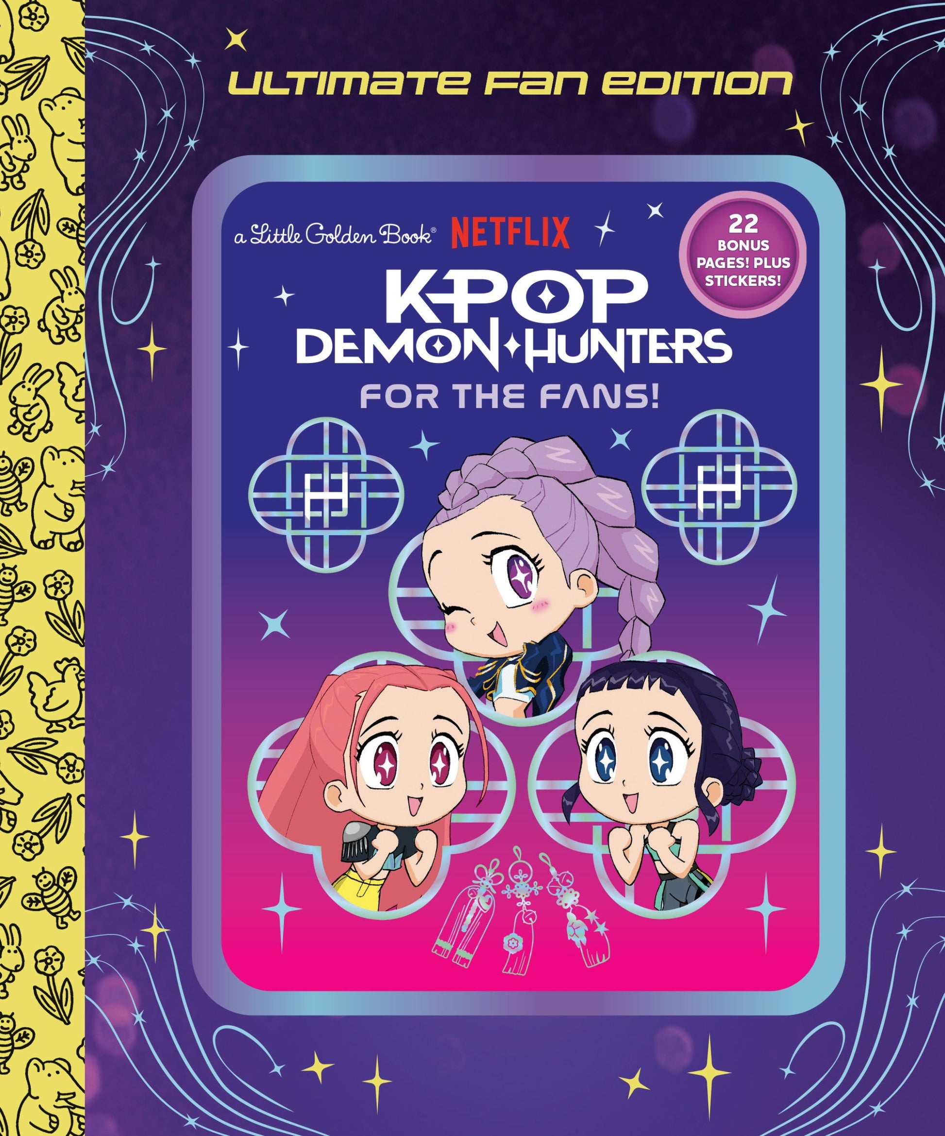 FOR THE FANS ULTIMATE FAN EDITION LITTLE GOLDEN BOOK KPOP DEMON HUNTERS HC