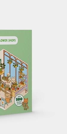 CUTE N COZY STICKER THERAPY TP FLOWER SHOP