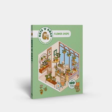 CUTE N COZY STICKER THERAPY TP FLOWER SHOP