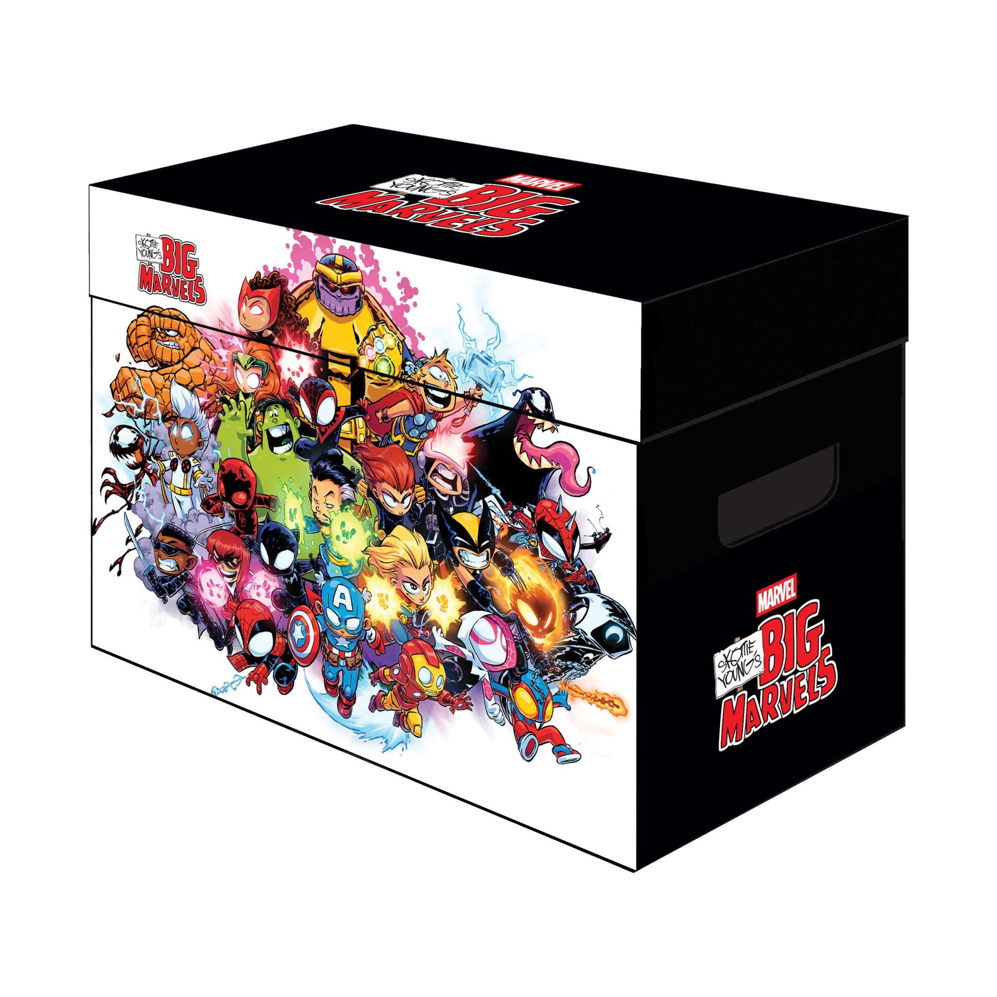 MARVEL GRAPHIC COMIC BOX BIG MARVEL BY SKOTTIE YOUNG BUNDLES OF 5