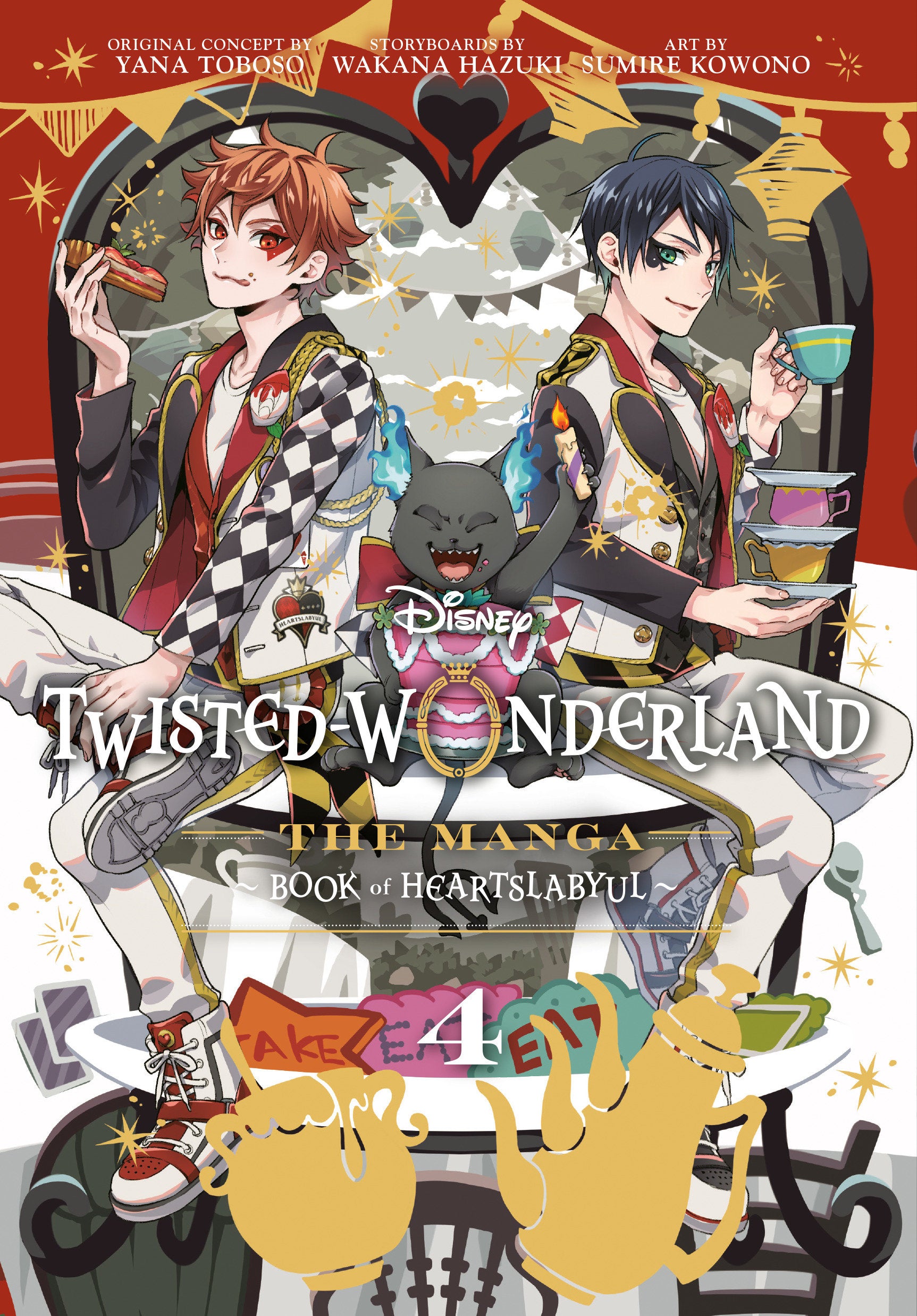 TWISTED-WONDERLAND BOOK OF HEARTSLABYUL THE MANGA VOL 4 TP