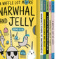 A WAFFLE LOT MORE NARWHAL AND JELLY HARDCOVER BOOKS 6-10