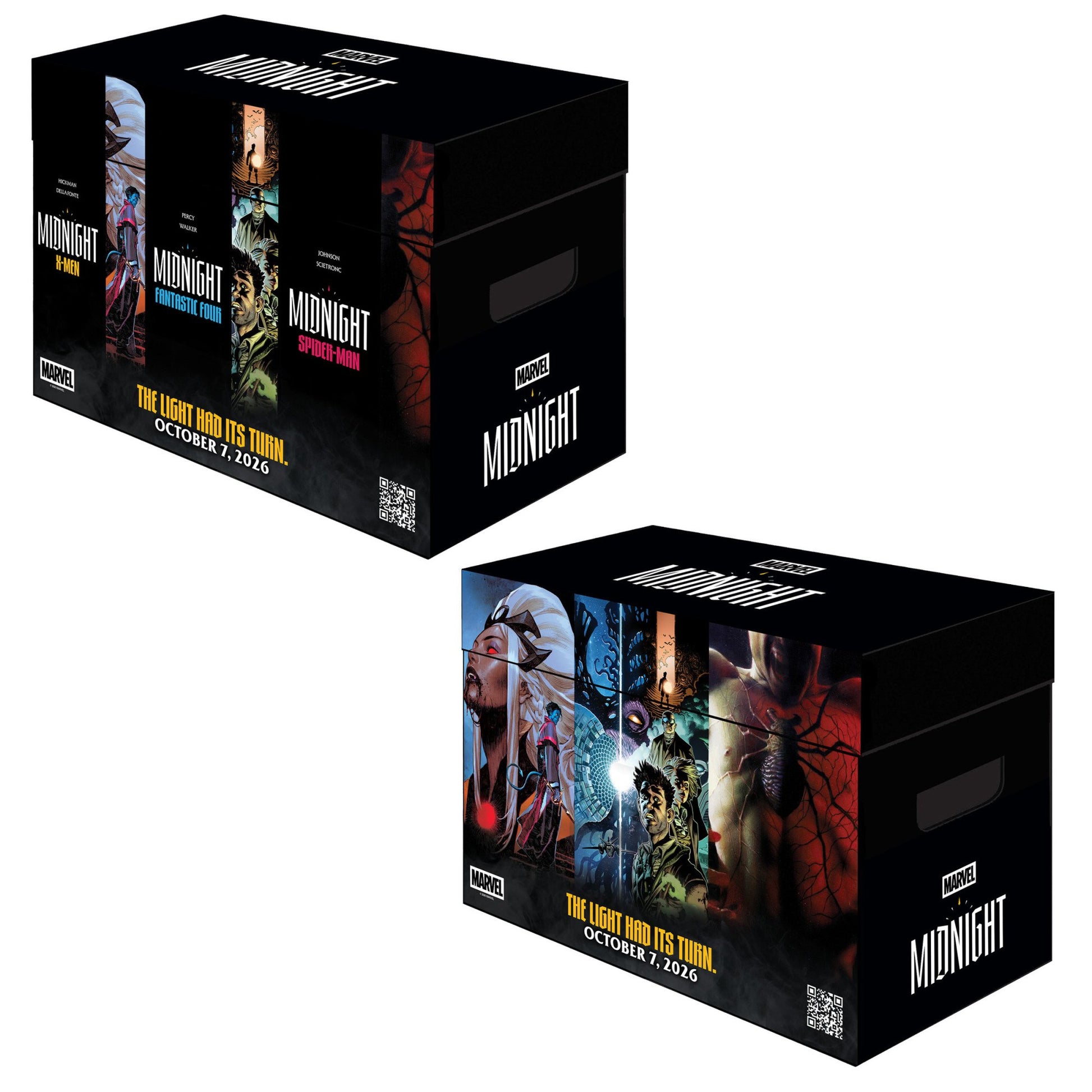 MARVEL GRAPHIC COMIC BOX MIDNIGHT BUNDLES OF 5
