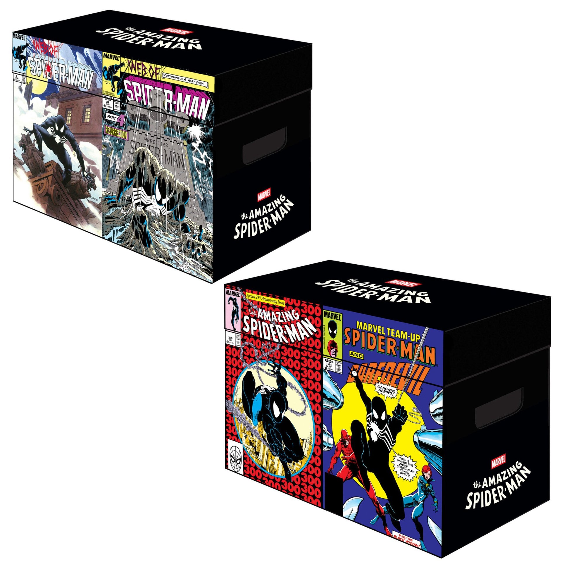 MARVEL GRAPHIC COMIC BOX SPIDER-MAN - BLACK COSTUME SAGA BUNDLES OF 5