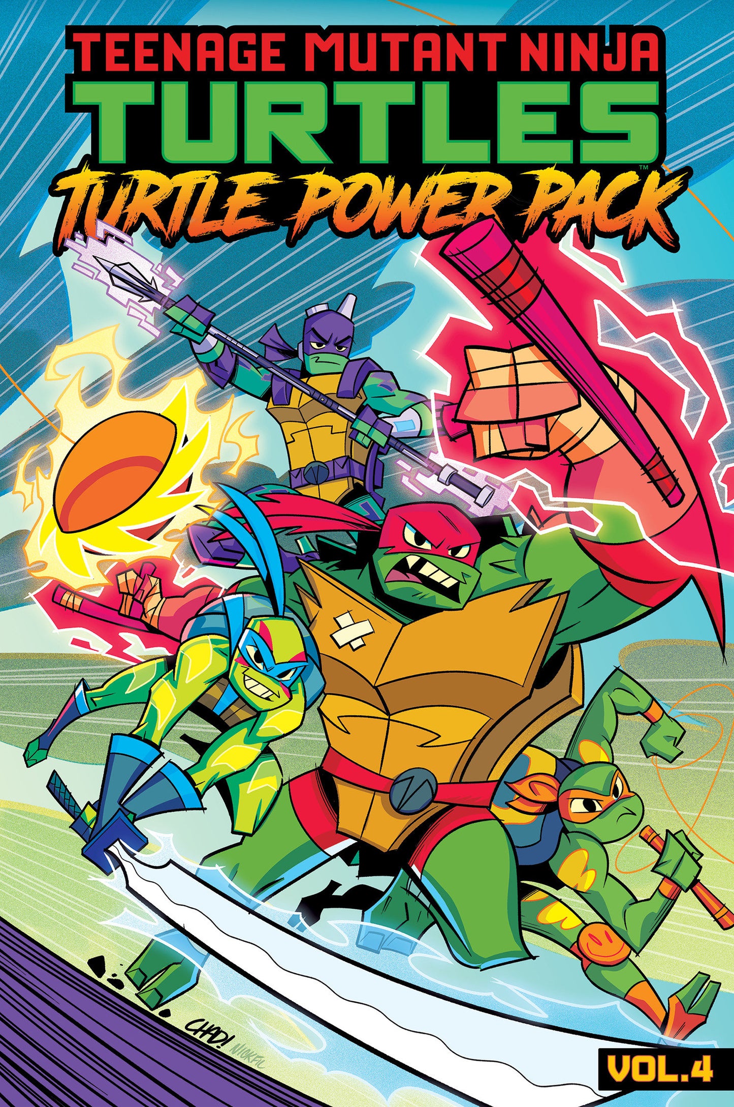 TEENAGE MUTANT NINJA TURTLES TURTLE POWER PACK VOL 4 TP